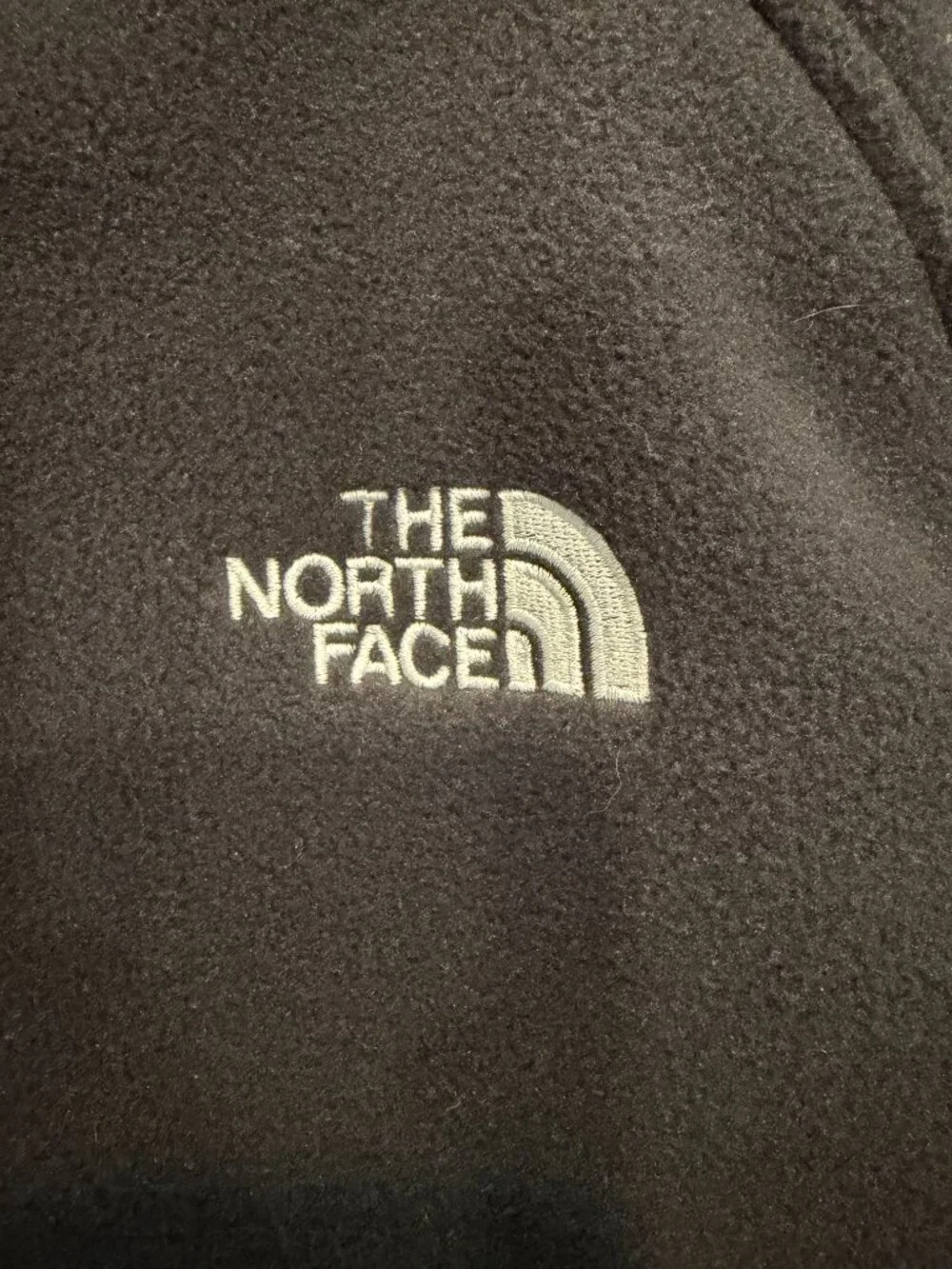 Men's The North Face Fleece full zip black jacket XXL